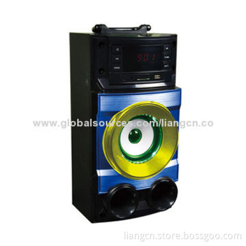 New design wooden Bluetooth speaker, playing USB drive/SD card with Karaoke function